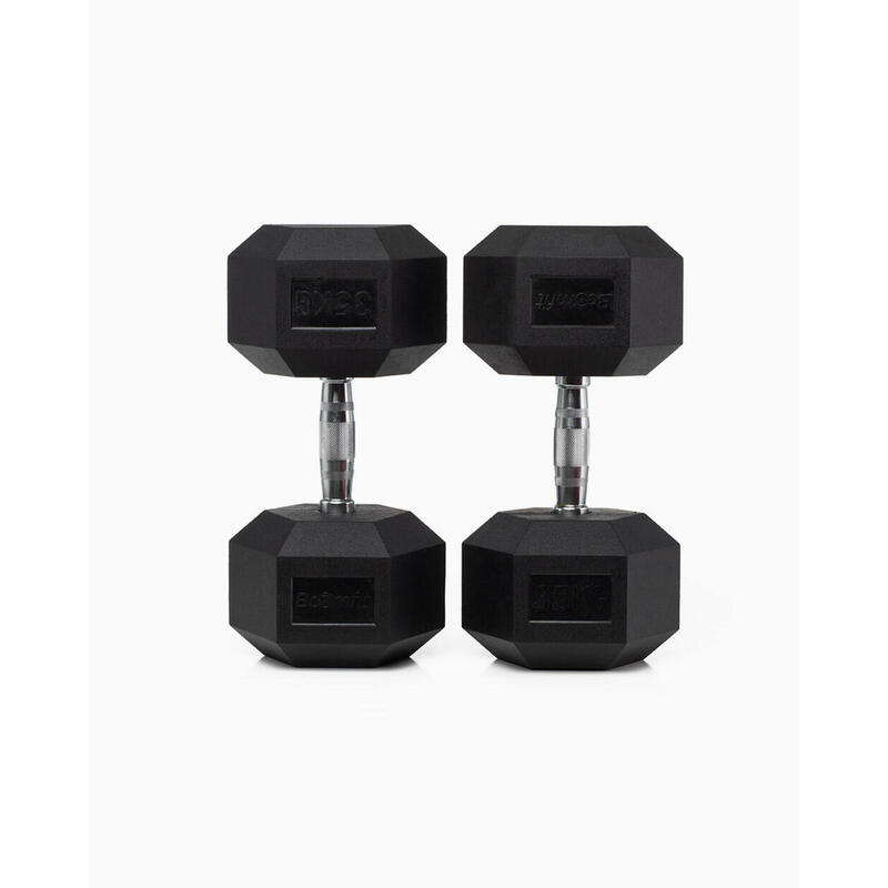 Hexagonale Dumbbells 35 kg (Paar) - BOOMFIT