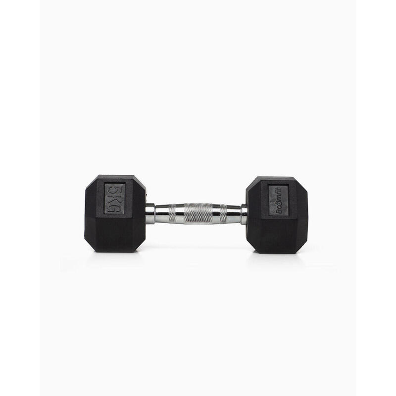 Haltères Hexagonaux 5Kg (Paire) - BOOMFIT