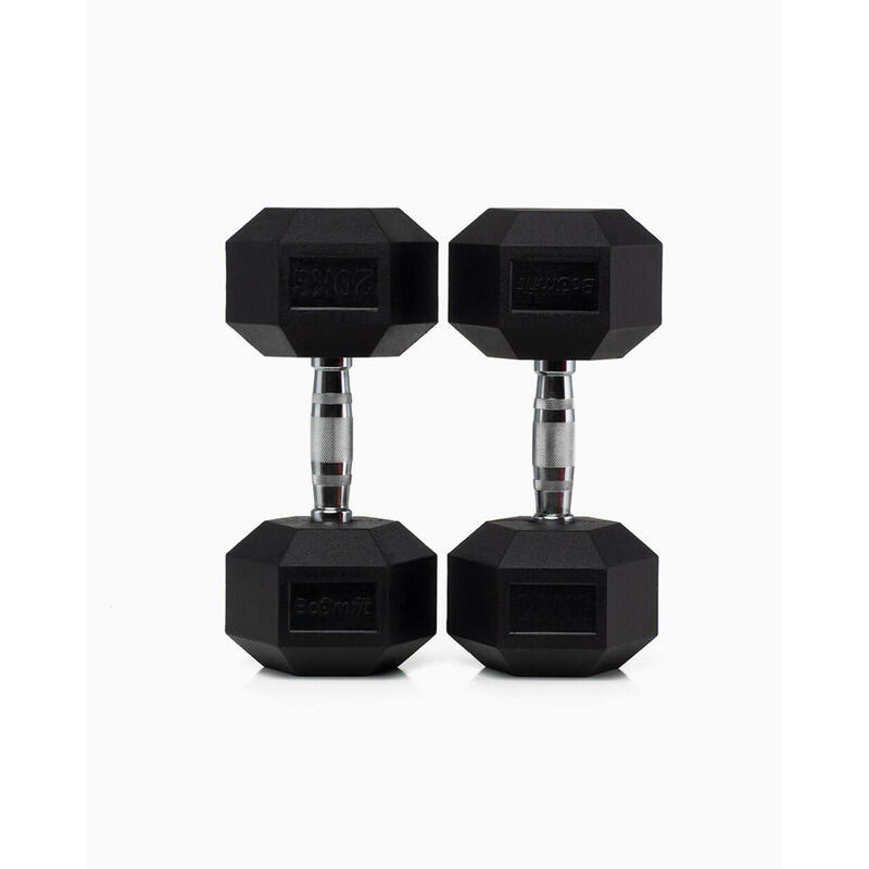 Halteres Hexagonais 20Kg (Par) - BOOMFIT