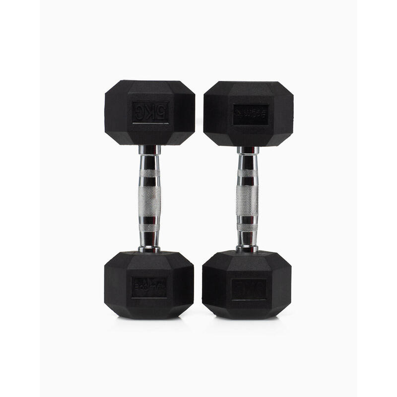 Hexagonale Dumbbells 4 kg (Paar) - BOOMFIT