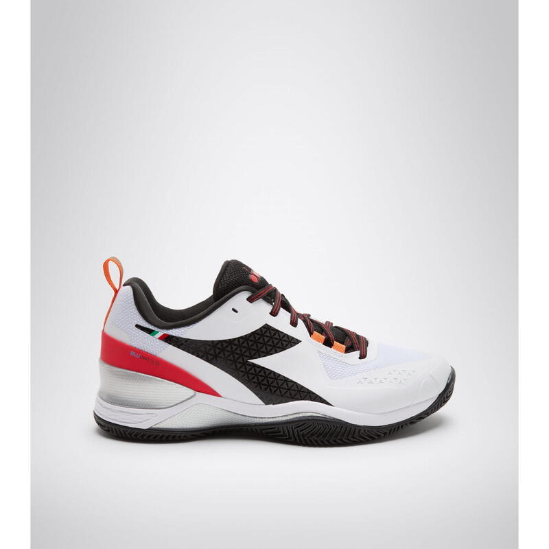 Buty do tenisa męskie Diadora BLUSHIELD TORNEO CLAY white/black/red