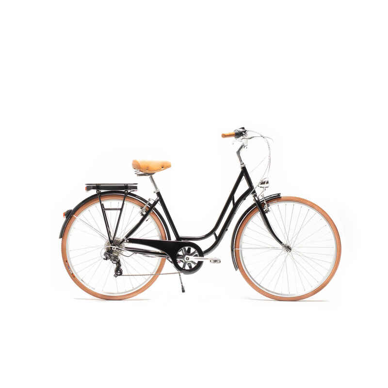 Elektrisches Damenrad Capri Berlin, 48 cm, 7 Gang, 28", Farbe schwarz