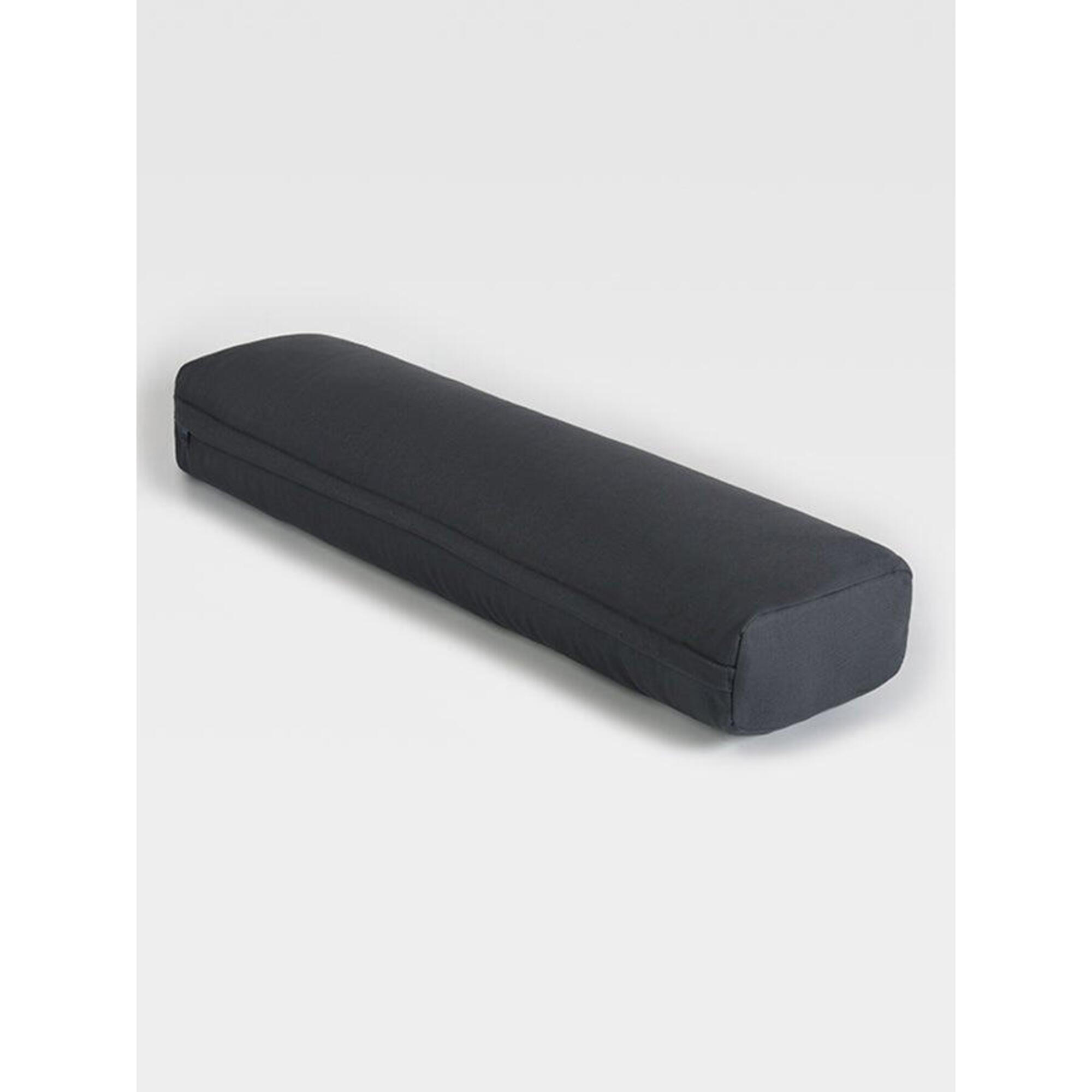 Yoga Studio EU Pranayama Buckwheat Meditation Bolster - Grey 1/4