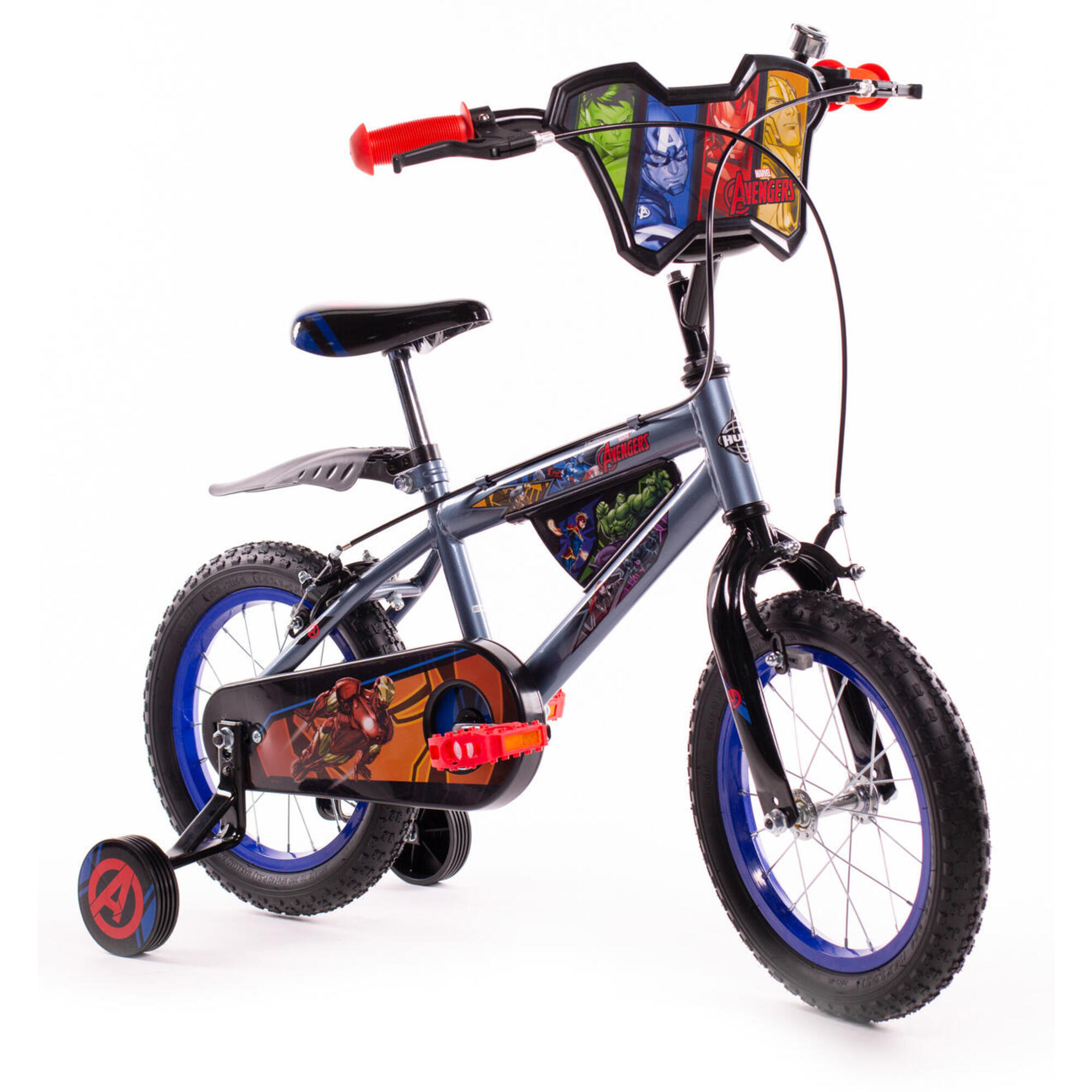 Huffy Marvel Avengers Kids 14 Inch Bike For Boys and Girls 4-6 Yrs 1/6