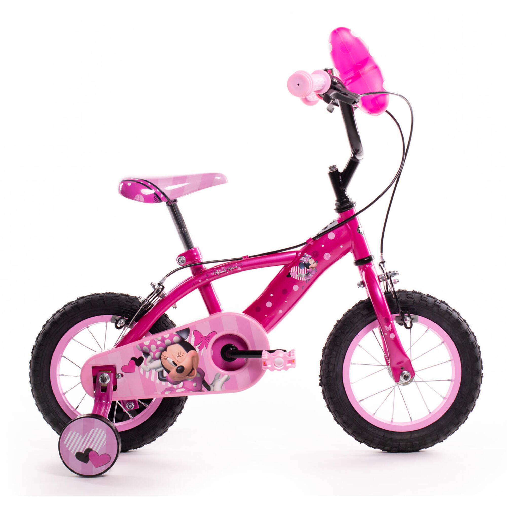 Huffy Disney Minnie Mouse Kids Bike 12 Inch Pink 3-5 Year Old + Stabilisers 2/6