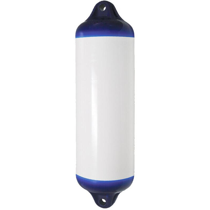 Parabordo rinforzato serie H- OCEAN - bianco/blu - h8 - (diam 22 x l 104 cm)