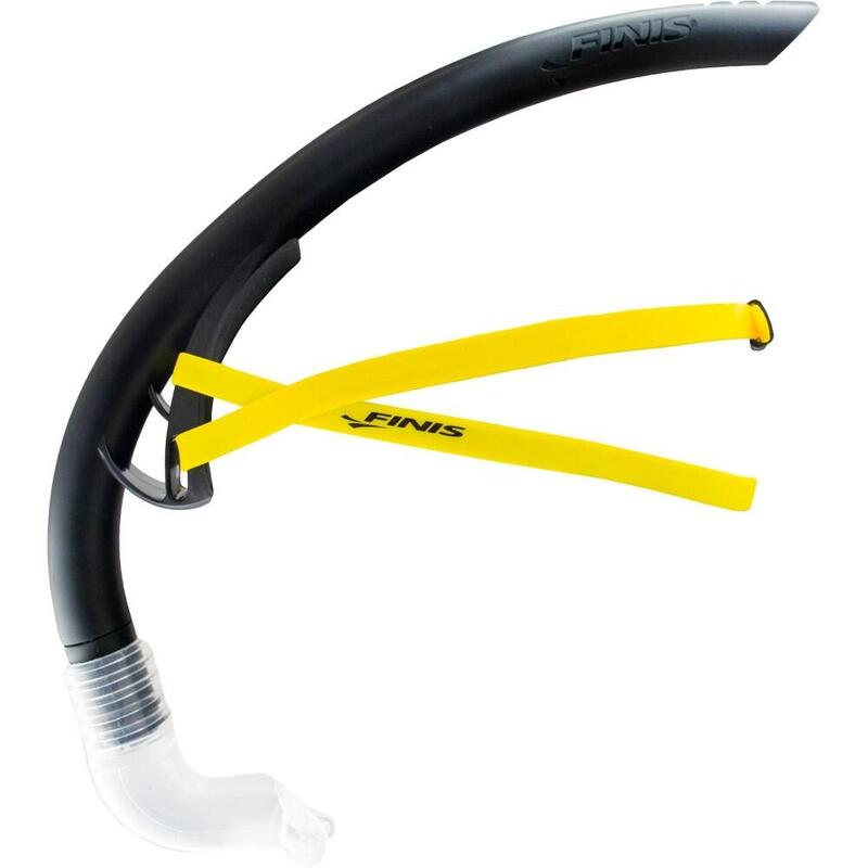 Tubo Frontal para Natación Finis Stability Snorkel Negro