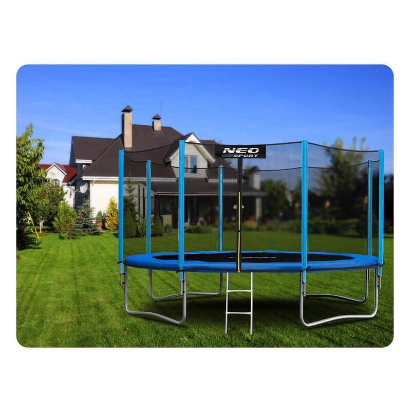 Trampolina ogrodowa Neo-Sport NS-13Z181 z siatką zewnętrzną 13ft/404cm