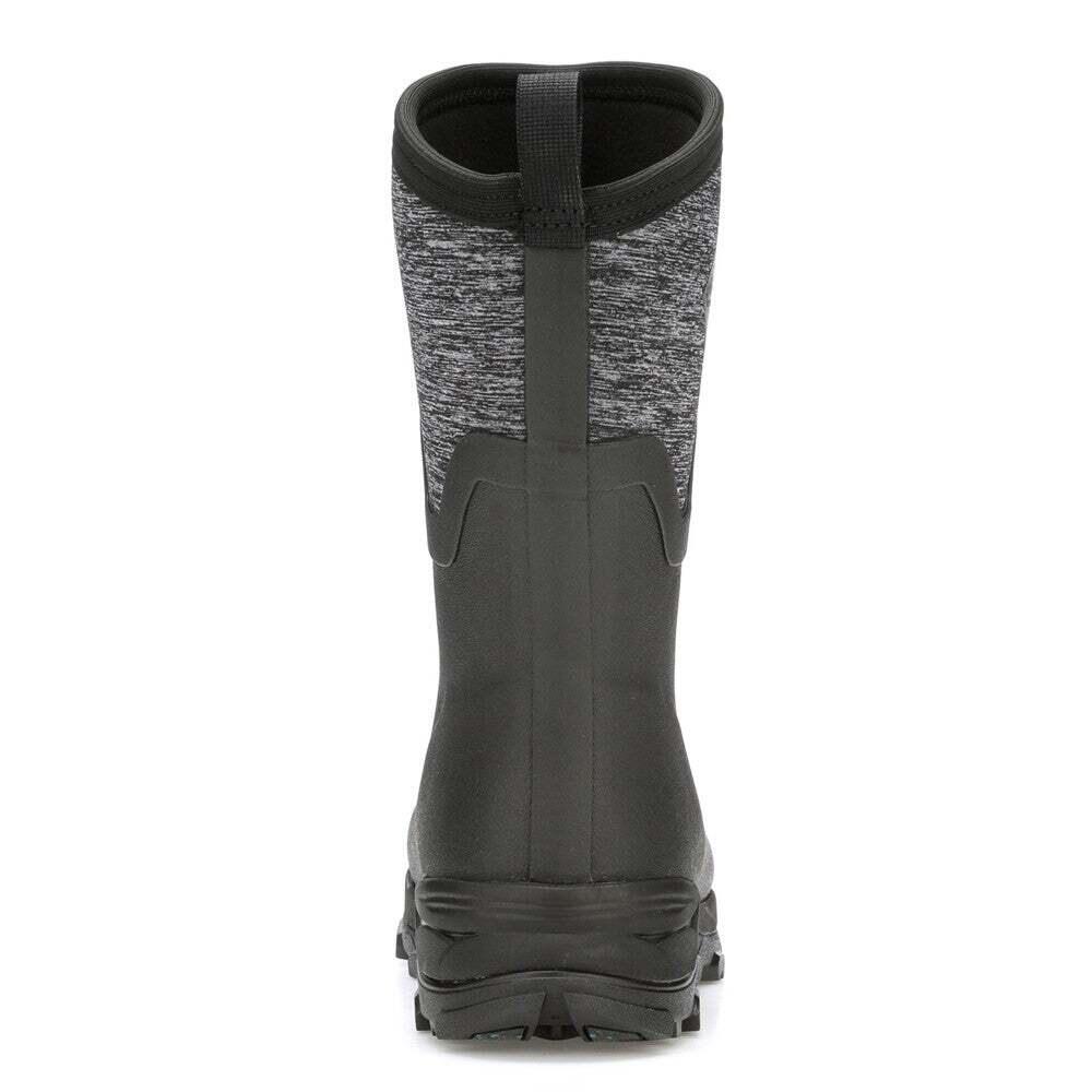 Womens/Ladies Arctic Ice Wellington Boots (Black/Heather Grey) 2/4