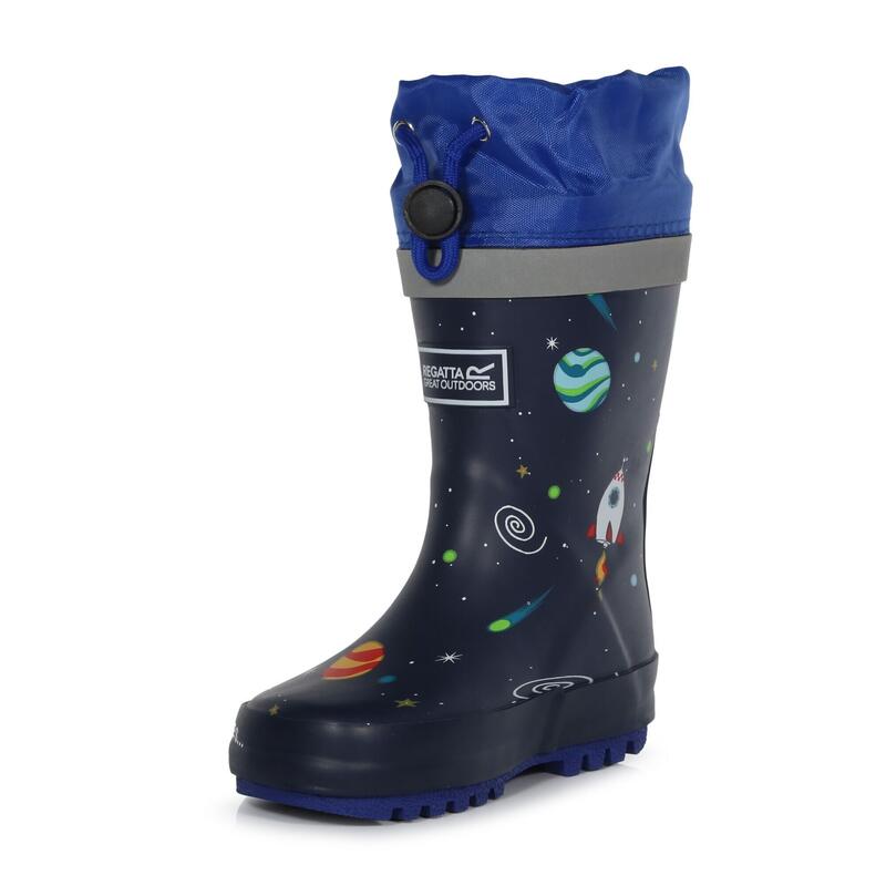 Childrens/Kids Bottes de Wellington Peppa Pig Space (Marine)