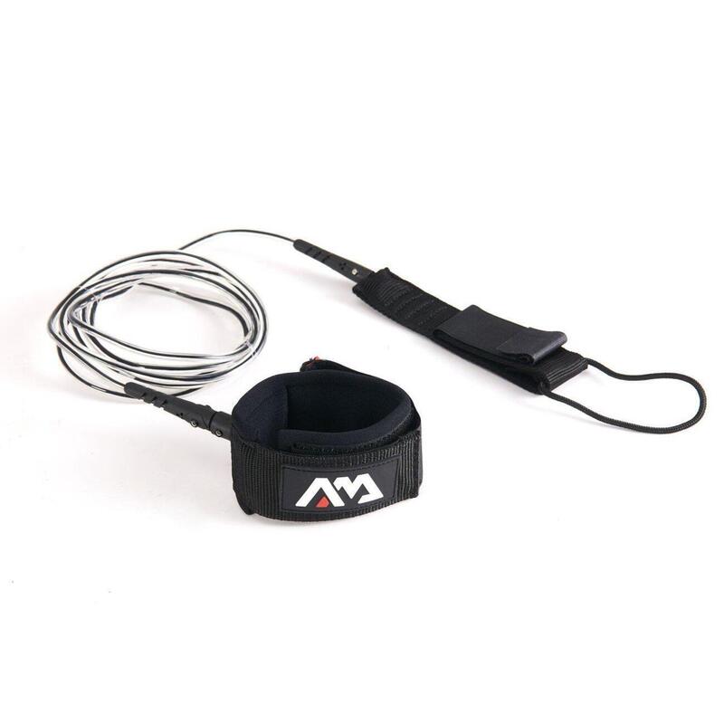 Aqua Marina Deluxe Straight SURF Safety Leash for Stand Up Paddle Board - 9'/6mm