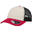 Casquette trucker RAPPER (Blanc / Bordeaux / Noir)