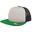 Casquette trucker SNAP 90S Adulte (Blanc / Noir / Vert)