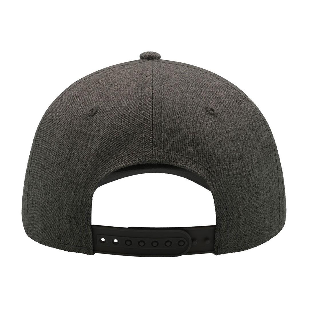 Beat Structured 6 Panel Cap (Dark Grey Melange) 2/3