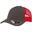 Casquette trucker RAPPER (Gris foncé / Rouge)