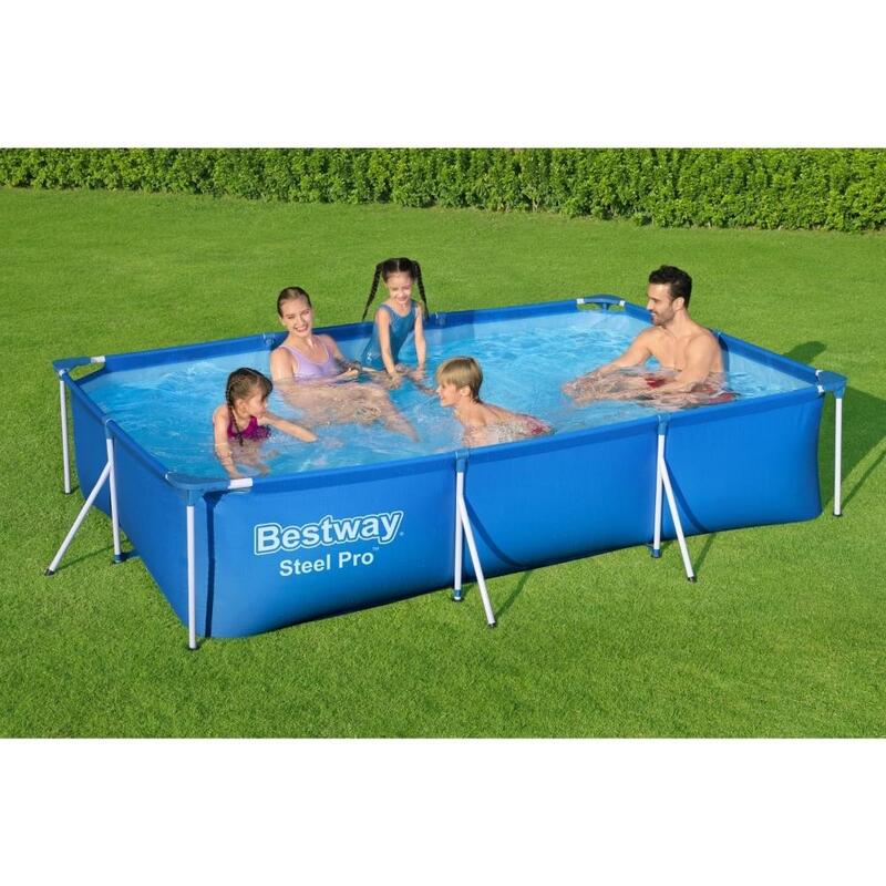 Bestway Piscine ensemble Steel Pro rectangle 300 x 201 x 66 cm