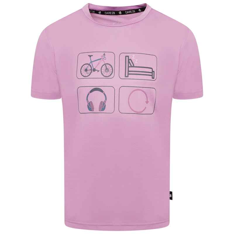 Rightful Tee Kurzärmeliges Walkingshirt für Kinder - Blassviolett