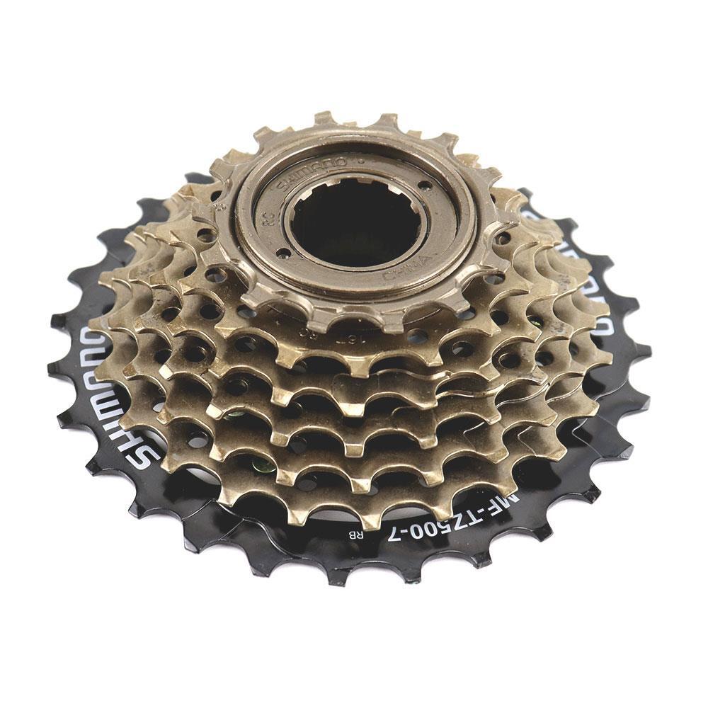 Shimano Tourney TZ500 14-28T 7 speed Screw On Freewheel 1/2