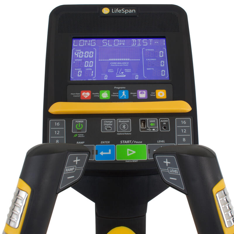 VÉLO ELLIPTIQUE E5I+ - Bluetooth Connecté - Écran LCD - Cardio Cross Trainer