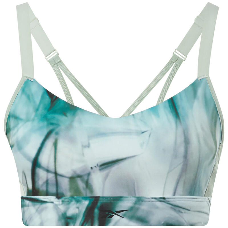 Brassière femme Reebok Lux Strappy Sports Liquid Abyss Print