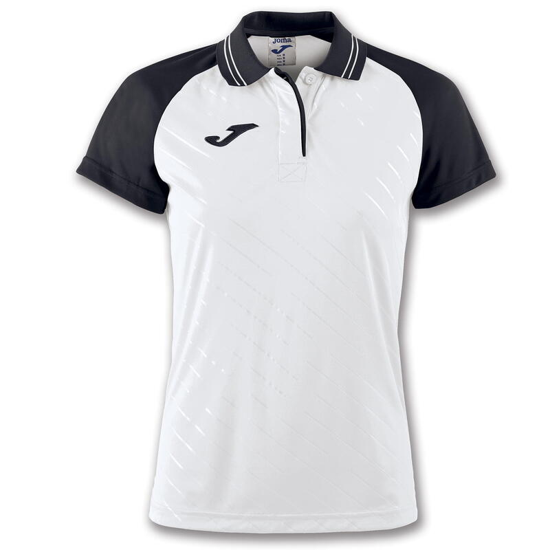 Koszulka do tenisa z krótkim rękawem dziecięca Joma POLO TORNEO II black