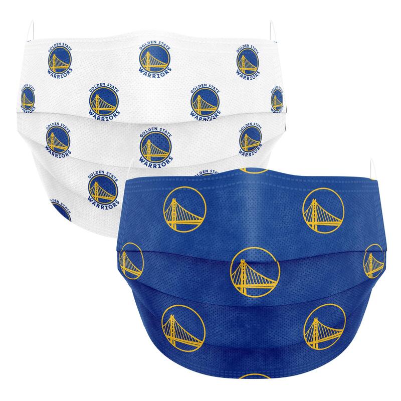 [Co.Protect] NBA Mask - Golden State Warriors - Disposable Mask (2 Designs x 5)