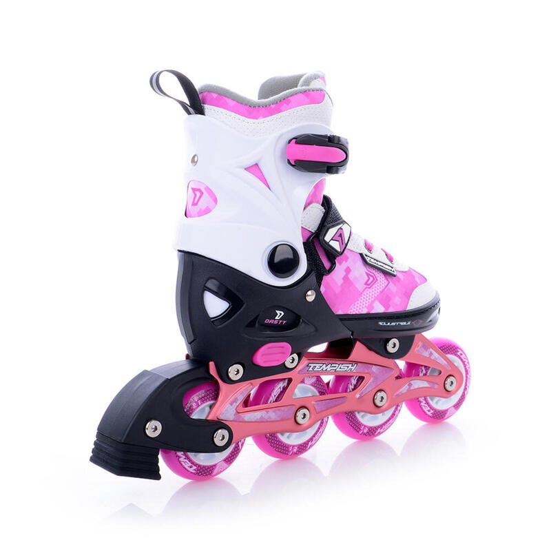 Inline Skates Dasty 82A Softboat Rosa Größe 33-36