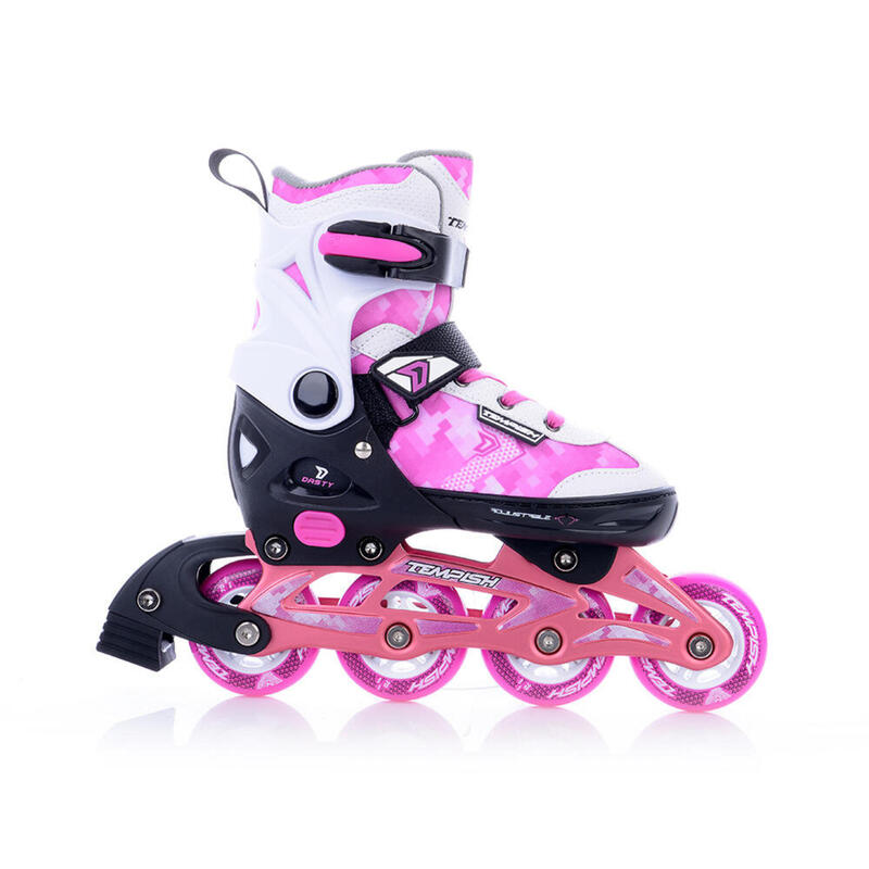 Tempish patins en ligne Dasty 82A softboot rose