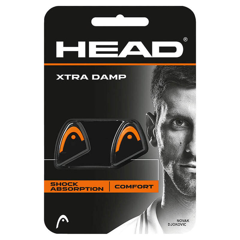 Vibrastop Head XTRA DAMP black/orange x 2 szt.