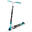 Trottinette TRougetinette freestyle  MGX Extreme E1  Argent-Turquoise