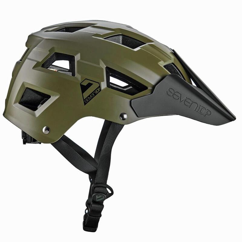 7IDP M5 MTB Helmet Camo Green - LG/XL 58-62cm