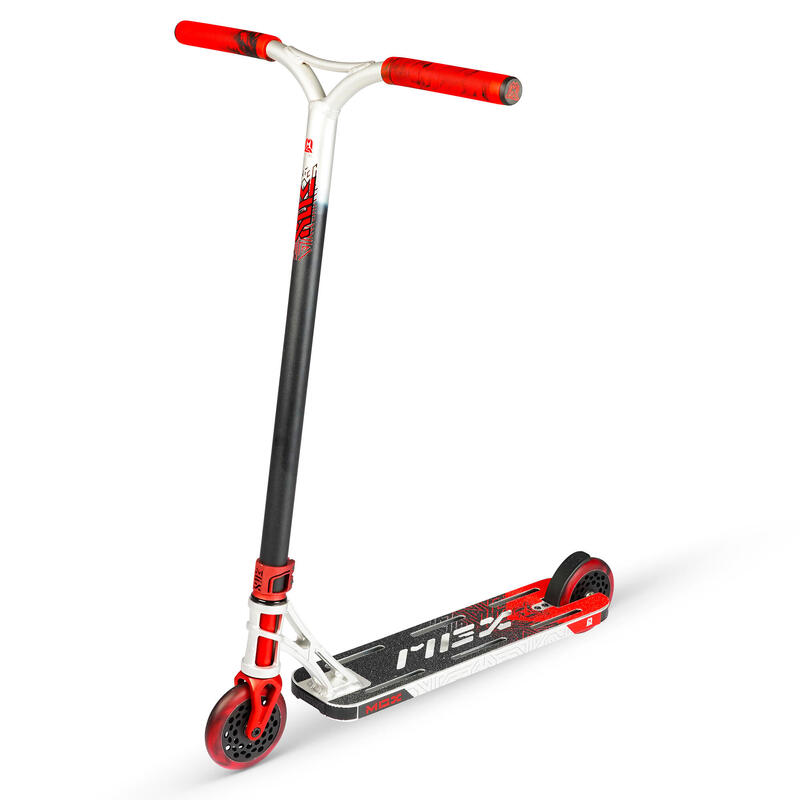 Stunt Scooter Freestyle Roller MGP Madd Gear MGX Extreme silber - rot