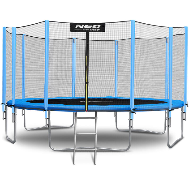 Trampolina ogrodowa Neo-Sport NS-15Z181 z siatką zewnętrzną 15ft/465cm