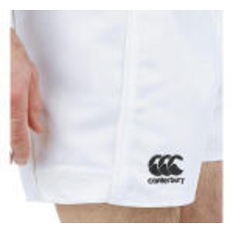 Canterbury rugbyshort Advantage heren polyester wit