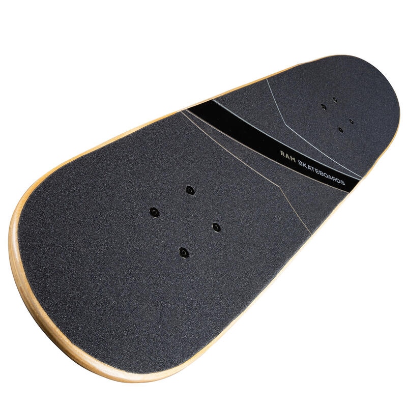 Skateboard Tavola completa RAM 30.5" x 7.25" ABEC 7 Torque bianco