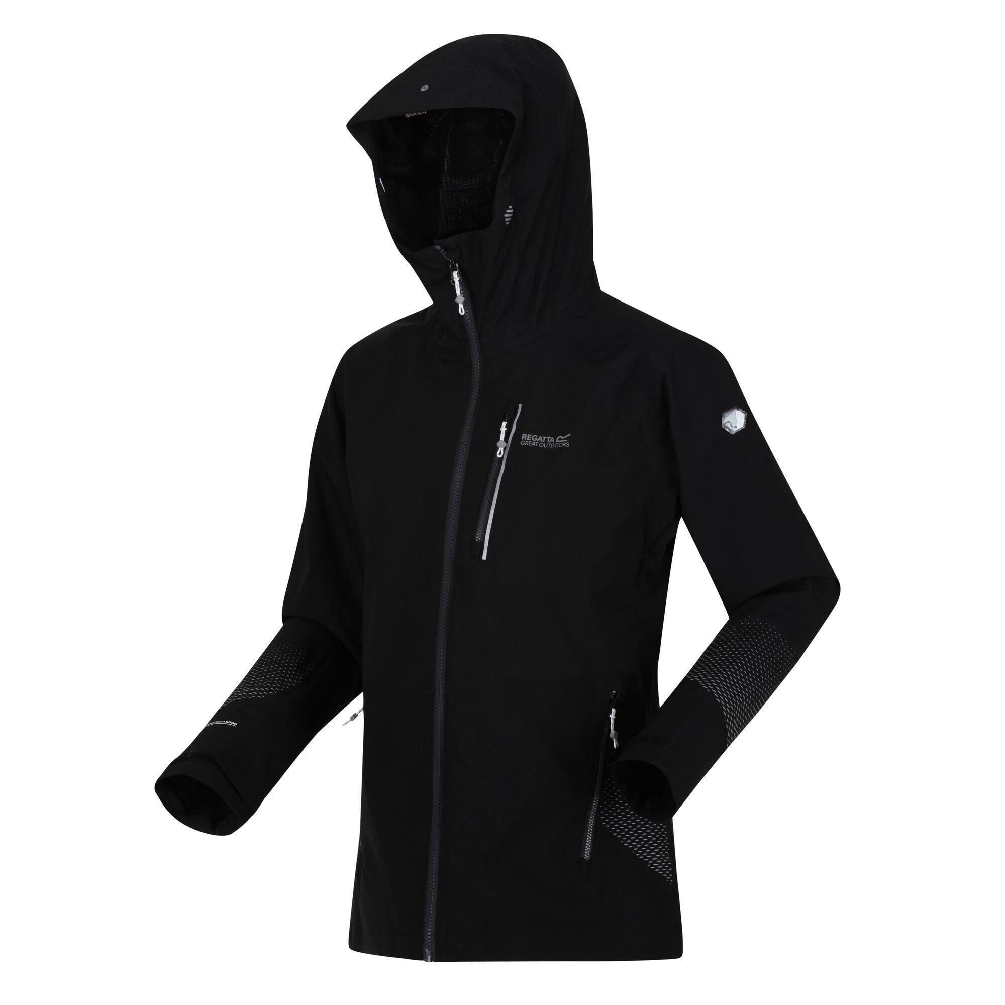Womens/Ladies Highton Pro Waterproof Jacket (Black) 4/5