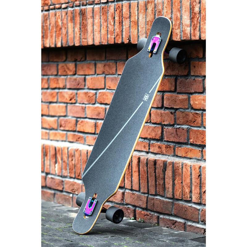 Skateboard Longboard Neox Neo Chrom/Schwarz