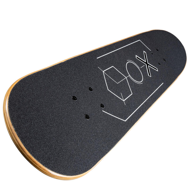 RAM Skateboard Komplettboard 30,5" x 7,5" ABEC 9 Signo grau - schwarz