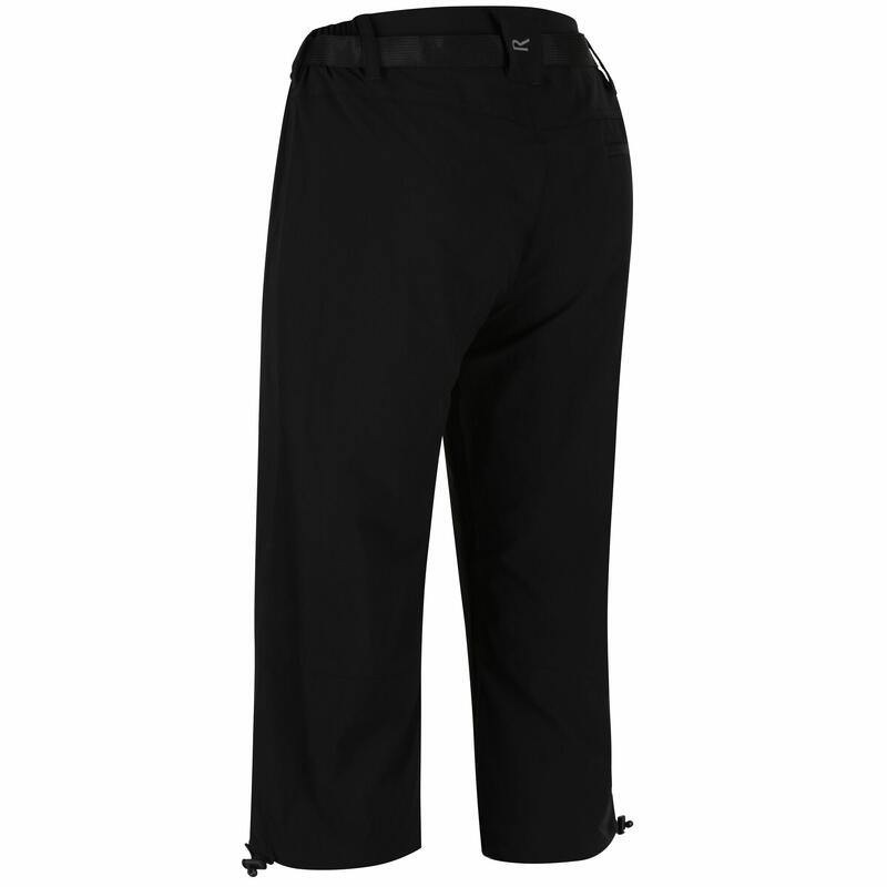 Wanderhose Xert Capri Wandern/Outdoor/Trekking Damen Black Atmungsaktiv REGATTA