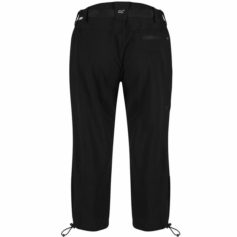 Wanderhose Xert Capri Wandern/Outdoor/Trekking Damen Black Atmungsaktiv REGATTA