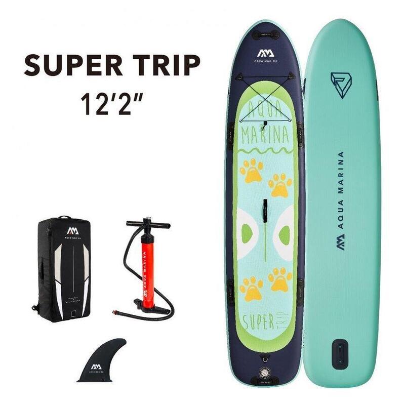 Prancha de SUP Stand Up Paddle Insuflável AquaMarina Super Trip Family