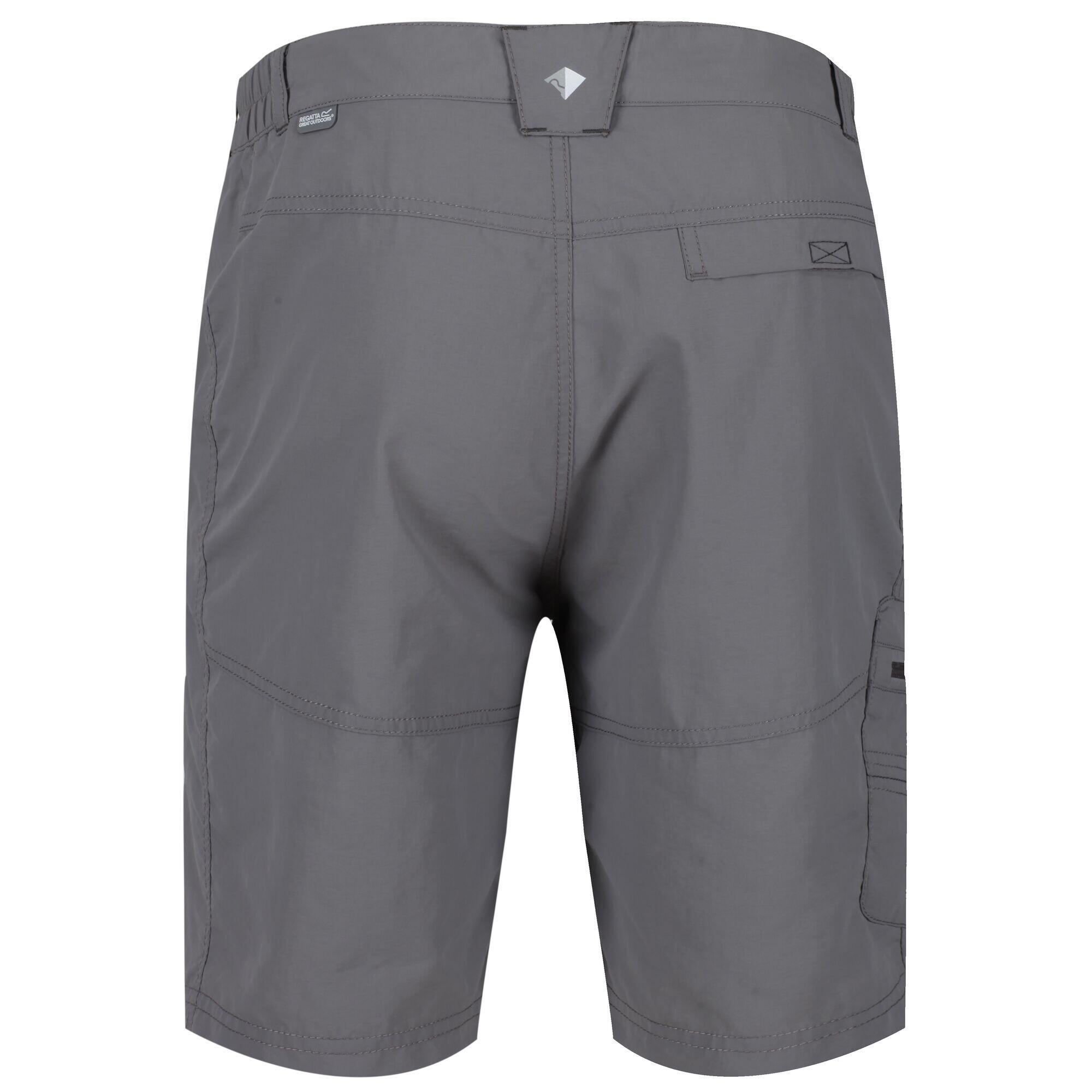 Leesville II Men's Hiking Shorts - Rock Grey 6/6