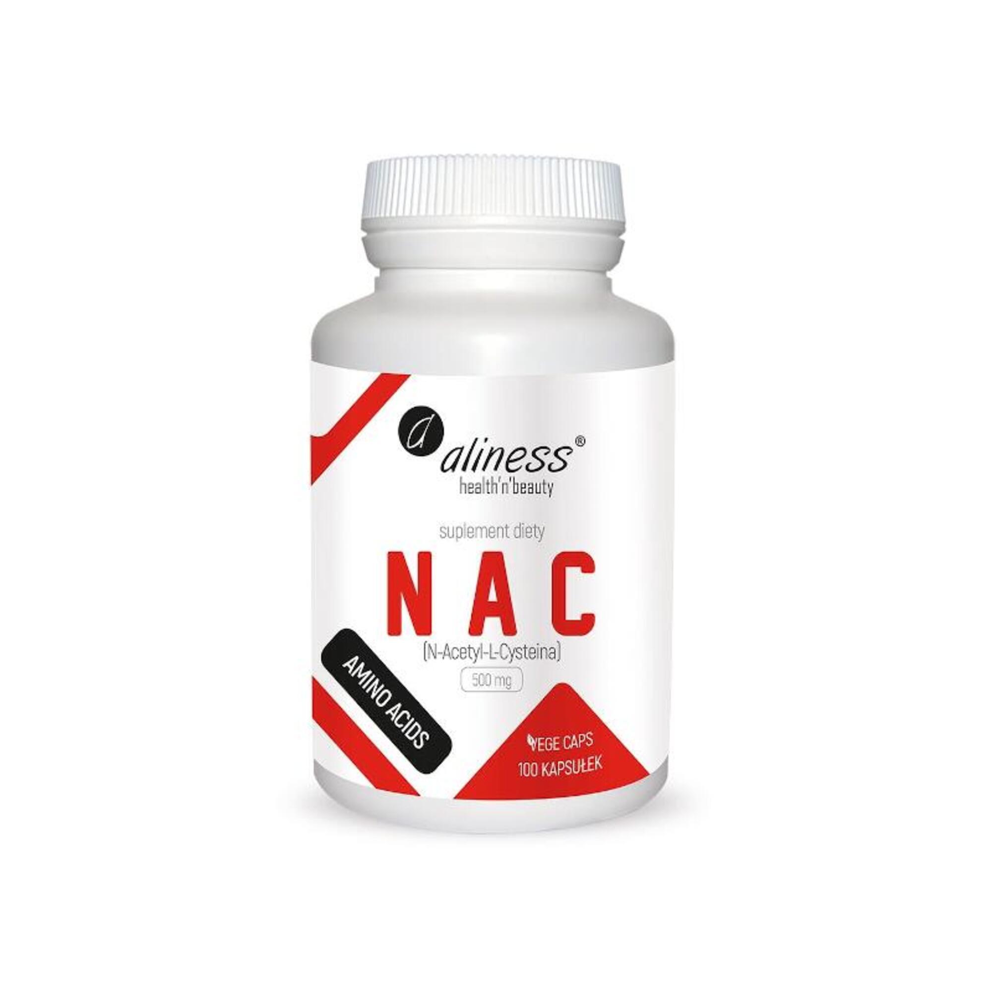 NAC N-Acetyl-L-Cysteine 500mg 100 Vege caps