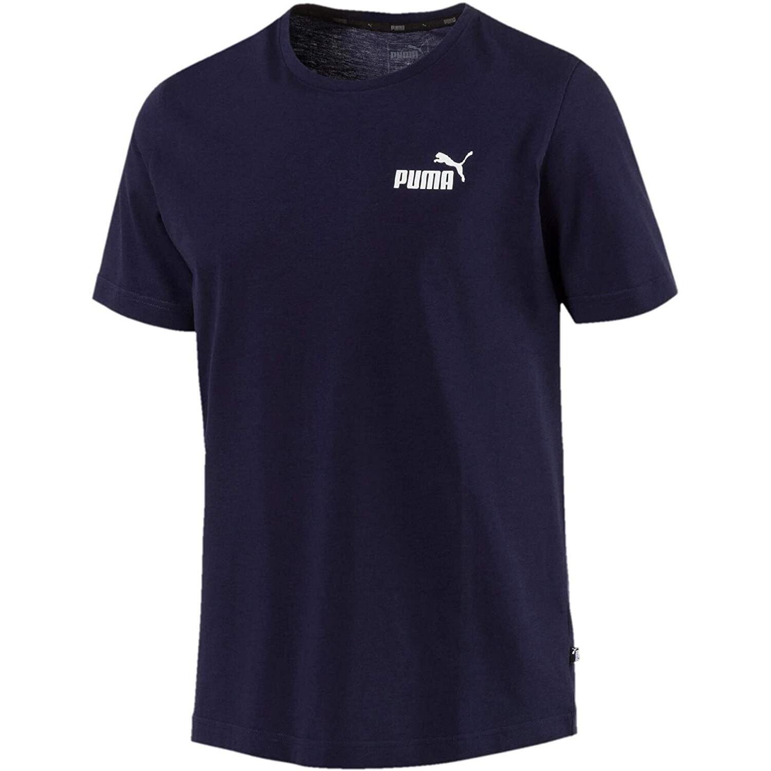 PUMA Mens ESS Logo TShirt (Peacoat)