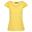 T-Shirt Decote em V Francine Mulher Amarelo Milho