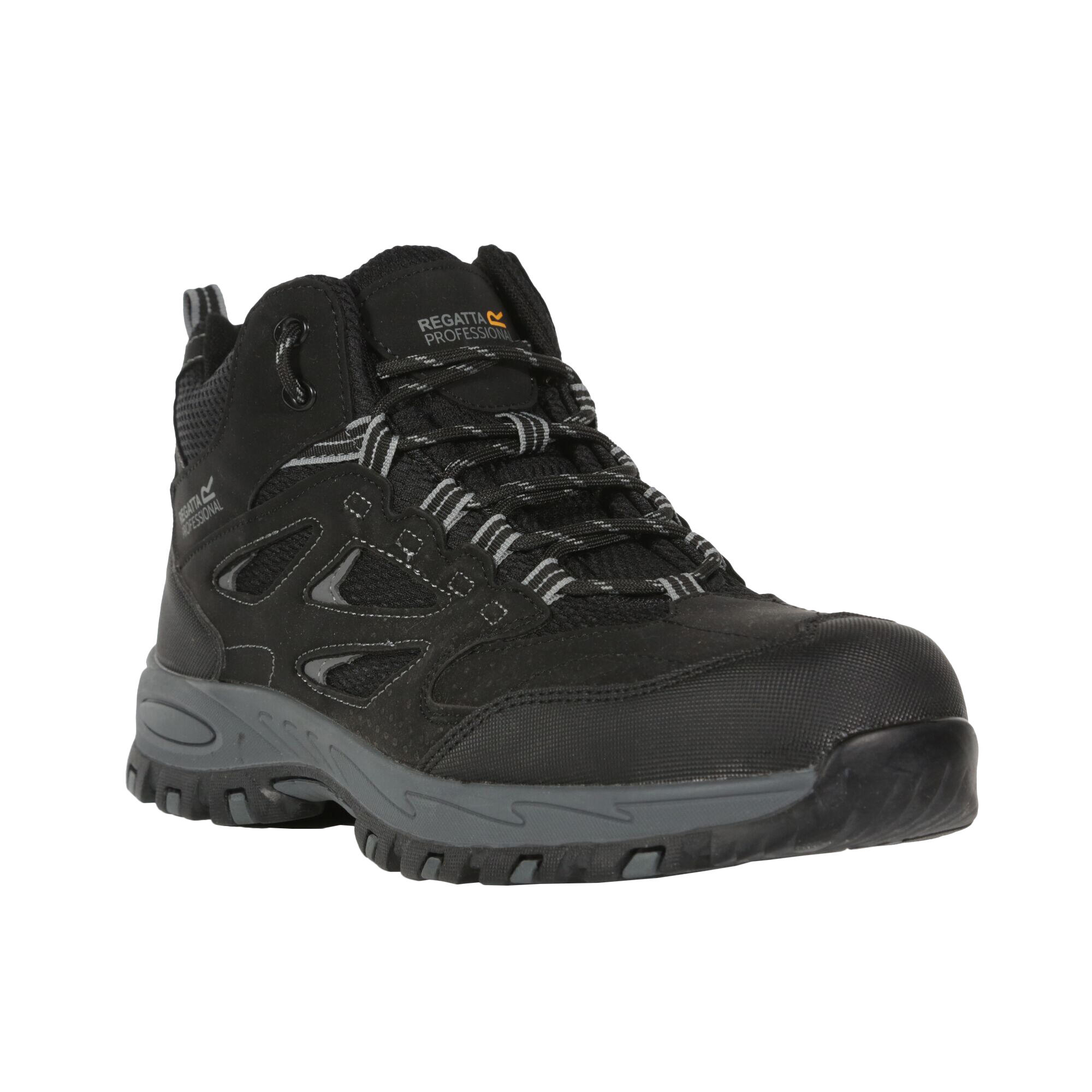Mens Mudstone Safety Boots (Black/Granite) 1/5