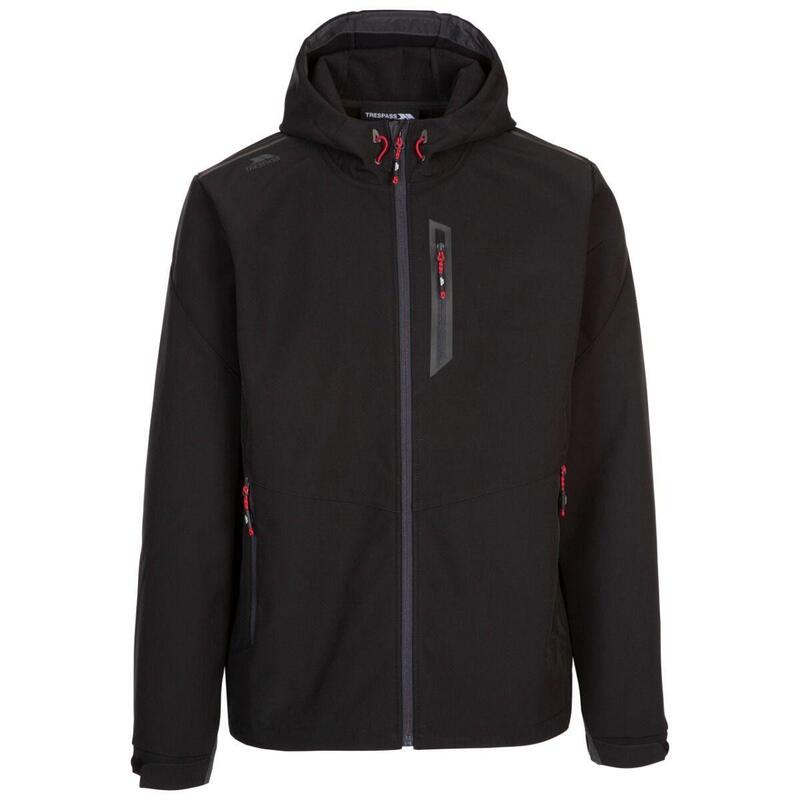 Chaqueta Softshell Marlon para Hombre Negro