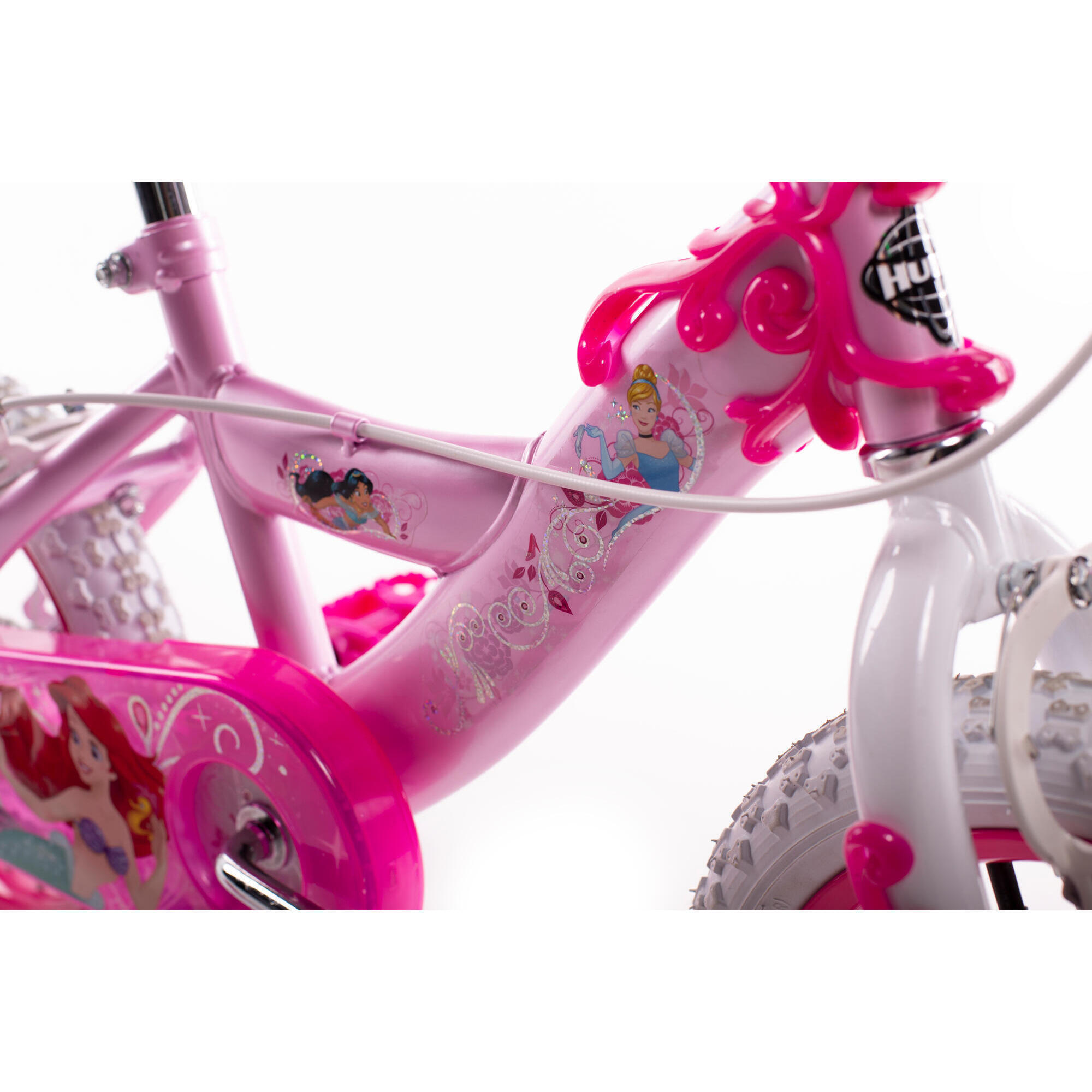 Huffy Disney Princess Girls Bike 14 Inch 4-6 Yrs Pink + Stabilisers 5/7