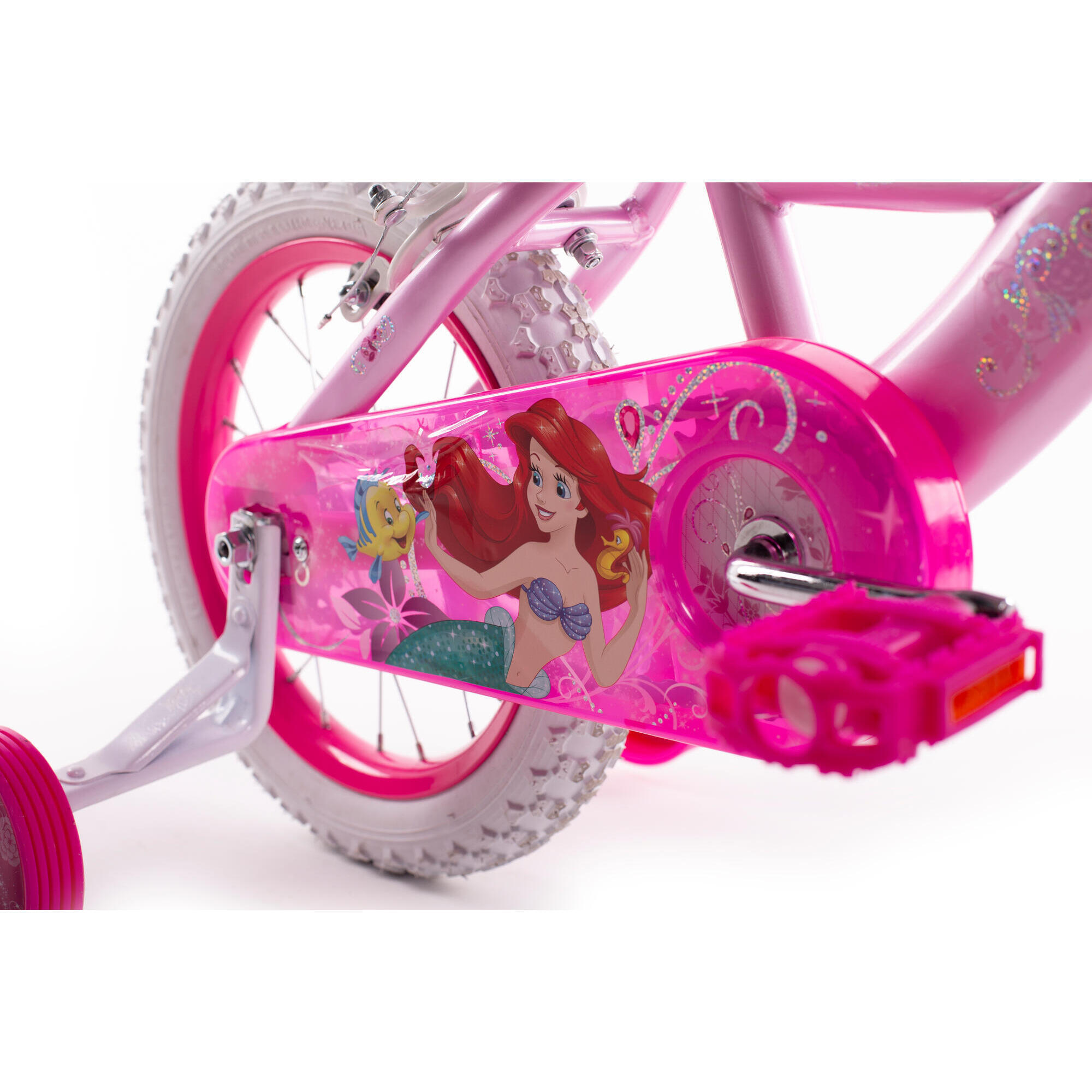 Huffy Disney Princess Girls Bike 14 Inch 4-6 Yrs Pink + Stabilisers 4/7