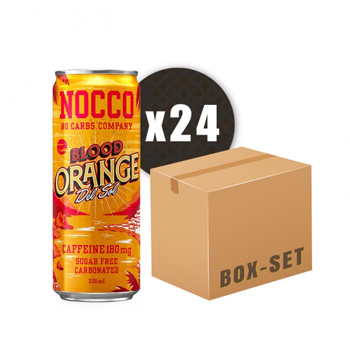 BCAA RTD - Blood Orange Del Sol- Pack of 24 (With Caffeine)